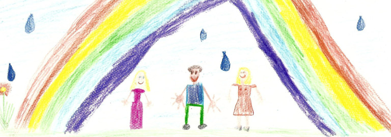 Kinderbild Regenbogen